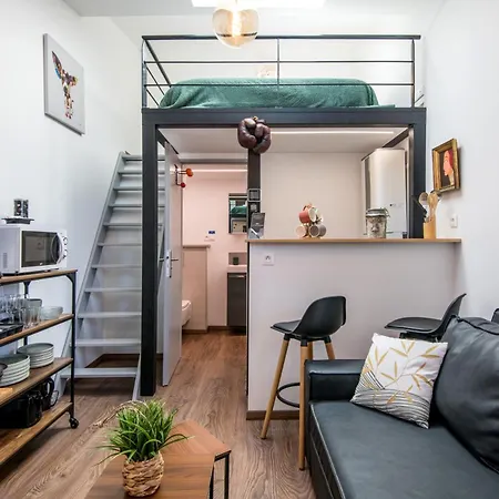 Апартаменты Le Minimaliste Pk Fibre Clim Terrasse